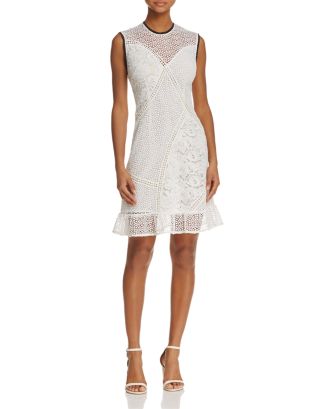Whistles Cassie Mixed-Lace Dress | Bloomingdale's
