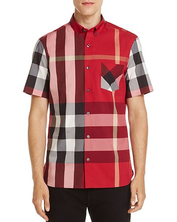 Burberry Thornaby Plaid Regular Fit Button-Down Shirt | Bloomingdale's