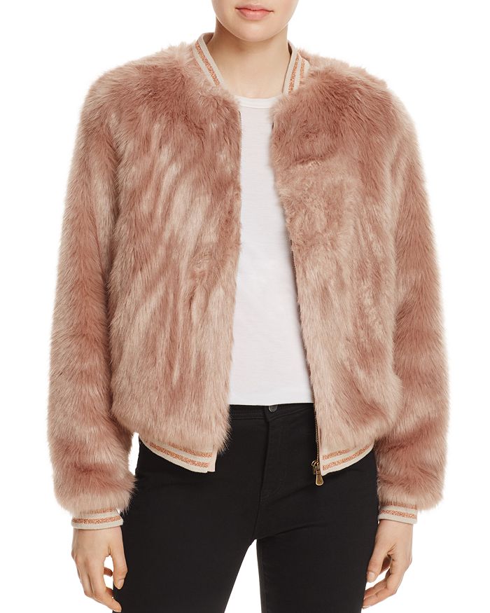Mother faux deals fur bomber