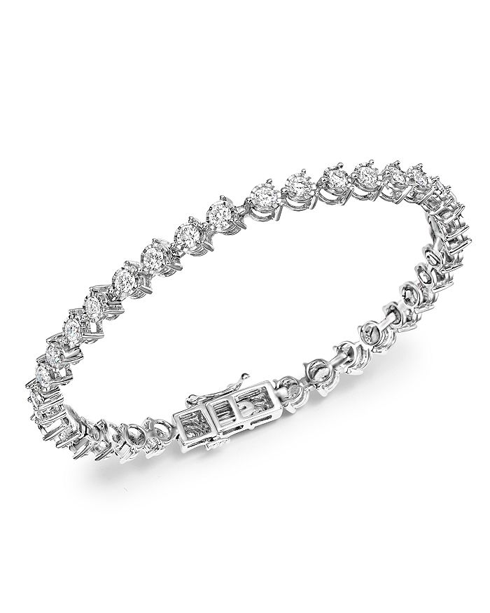 Bloomingdale's - Diamond Tennis Bracelet in 14K White Gold, 4.0 ct. t.w.