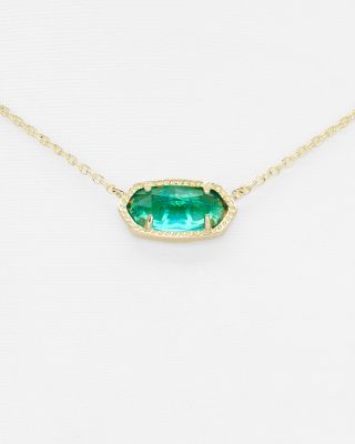 Elisa Birthstone Necklace, 15"