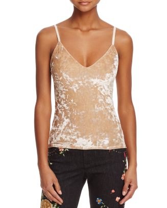 Alice + Olivia Delray deals Crushed Velvet Tank Sz S