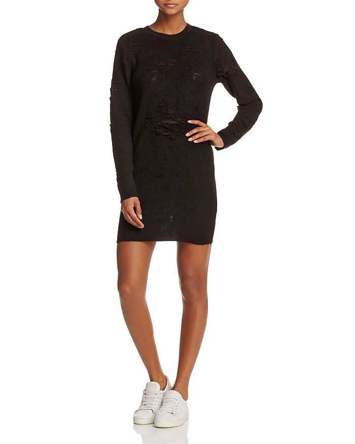 IRO.JEANS Cevoc Distressed Sweatshirt Dress Bloomingdale s