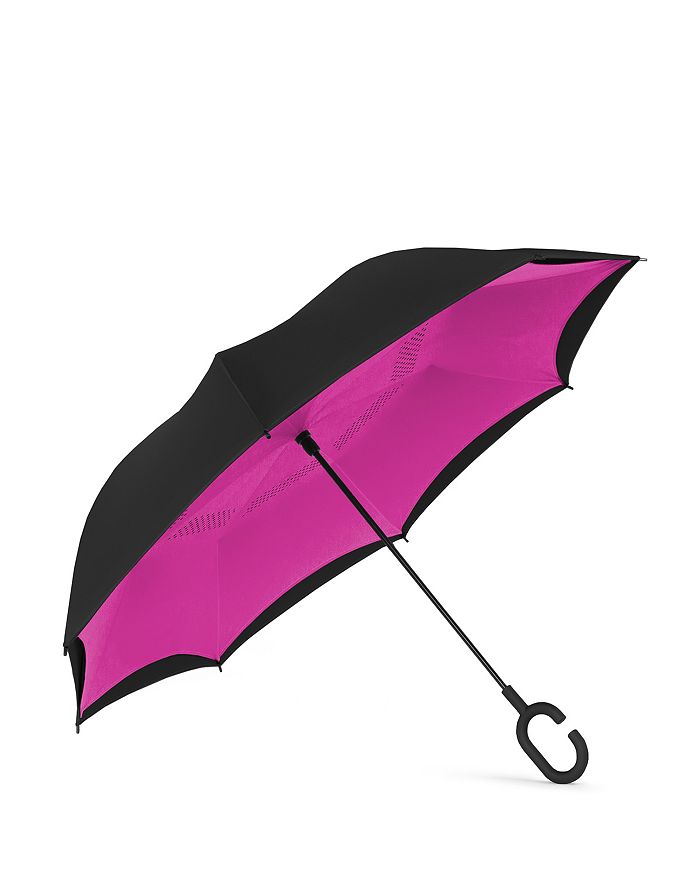 Shop Shedrain Unbelievabrella In Black/hot Pink