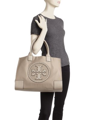 Tory Burch Ella Stud Logo Nylon Tote | Bloomingdale's