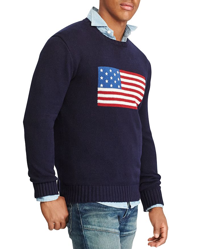 røre ved sponsor Blikkenslager Polo Ralph Lauren Iconic American Flag Sweater | Bloomingdale's