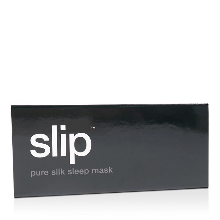 Shop Slip For Beauty Sleep Pure Silk Sleep Mask In Charcoal