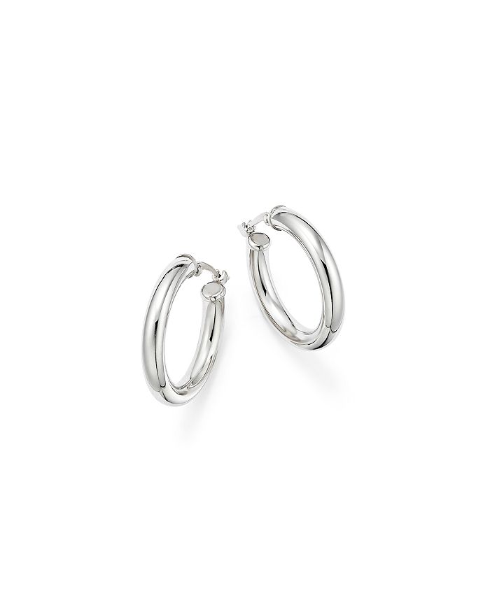 Bloomingdale's Sterling Silver Tube Hoop Earrings - 100% Exclusive