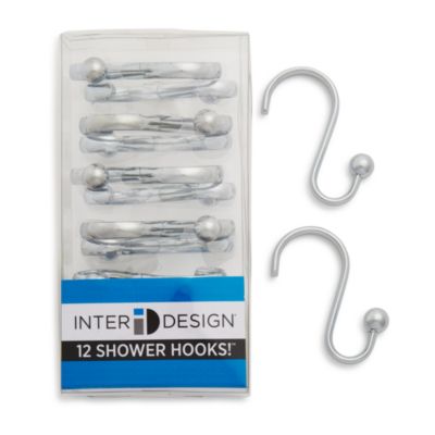 Axis Shower Curtain Hooks, Set of 12