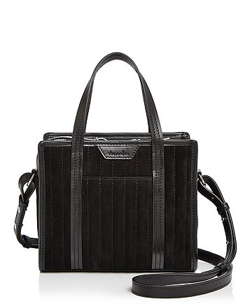 Steven Alan Simone Small Suede and Leather Satchel | Bloomingdale's
