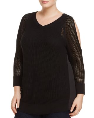 bobeau cold shoulder top