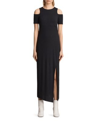 all saints cold shoulder dress