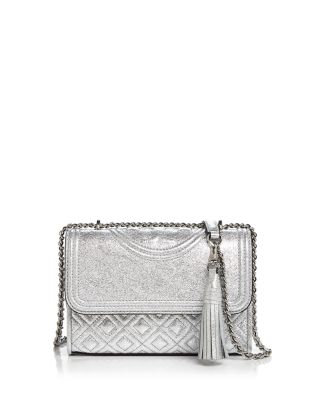 tory burch metallic bag