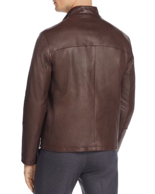 Streamlined Moto Leather Jacket