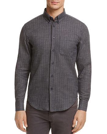 Naked & Famous Printed Button-Down Regular Fit Shirt | Bloomingdale's