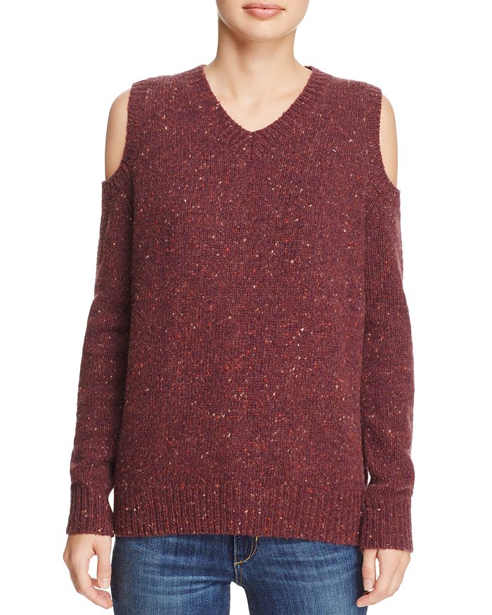 Rebecca minkoff top cold shoulder sweater