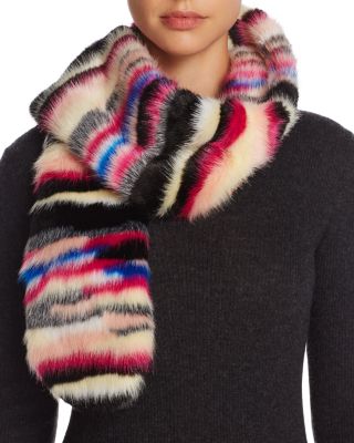bloomingdales fur scarf