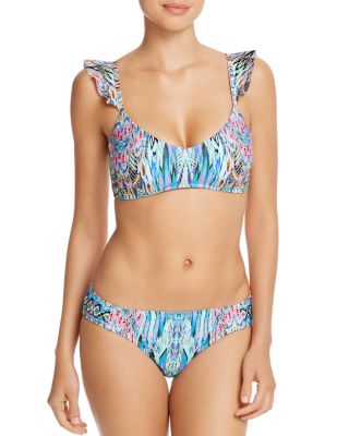 ruffle bralette bikini top