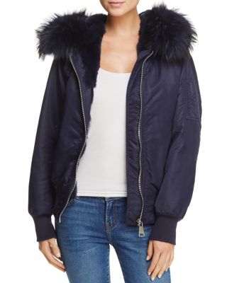 peri luxe fur jacket