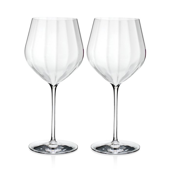 Shop Waterford Elegance Optic Cabernet Sauvignon Glass, Set Of 2 In Clear