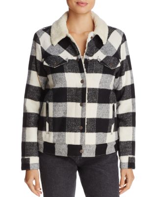 levis plaid trucker jacket