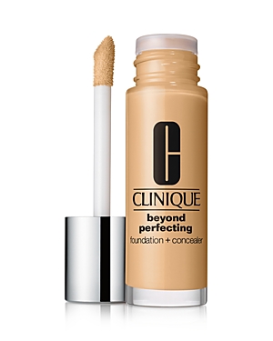 Shop Clinique Beyond Perfecting Foundation + Concealer In Cork (very Fair With Warm Neutral Undertones)
