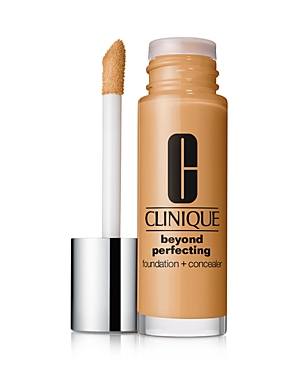 Shop Clinique Beyond Perfecting Foundation + Concealer In Honey Wheat (moderately Fair With Warm Neutral Undertones)