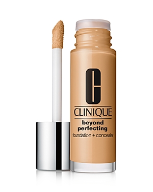 Shop Clinique Beyond Perfecting Foundation + Concealer In Sesame (very Fair With Warm Neutral Undertones)