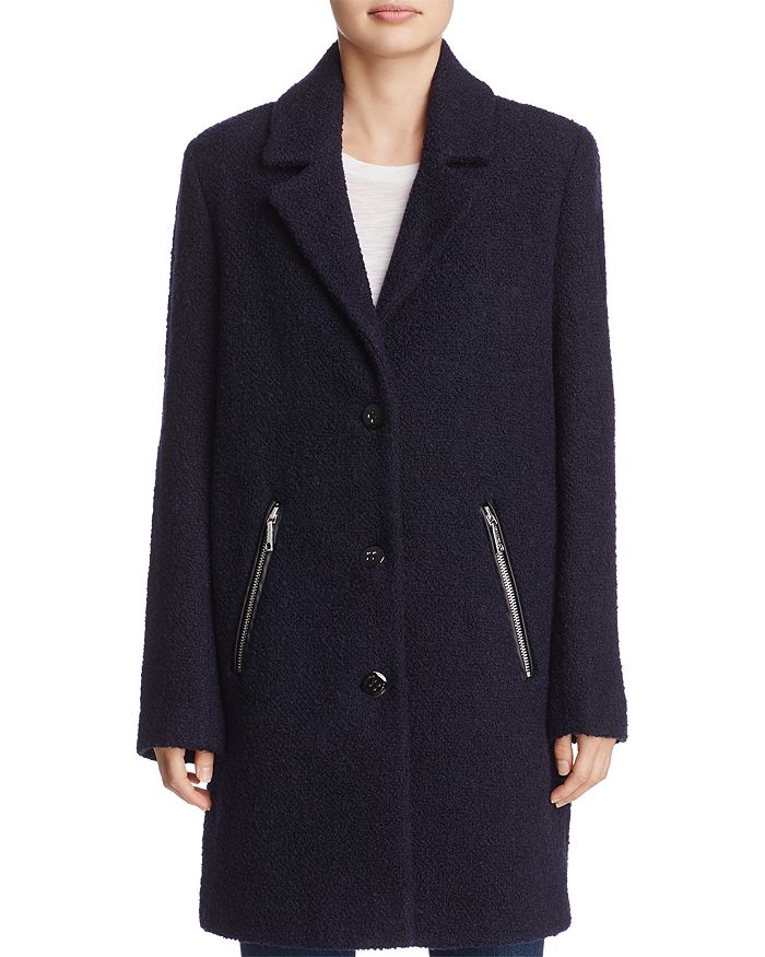 Calvin Klein Boucle Coat Bloomingdale s