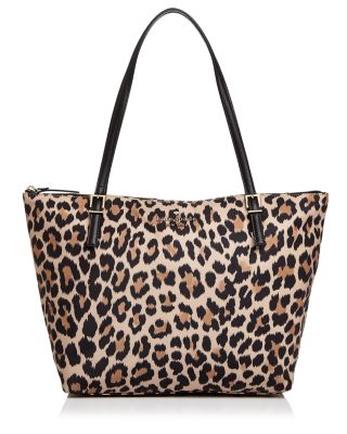 kate spade leopard bucket bag