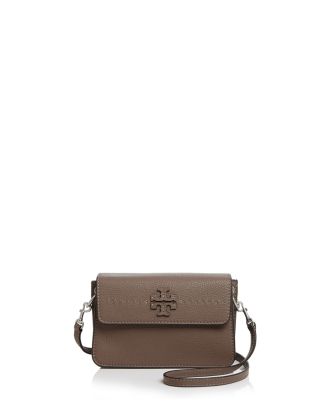 Tory Burch McGraw Leather Crossbody | Bloomingdale's