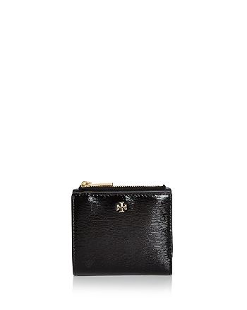 Tory Burch Robinson Mini Patent Leather Wallet | Bloomingdale's