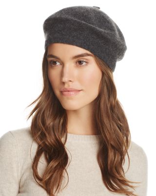 C By Bloomingdale's C BY BLOOMINGDALE'S ANGELINA CASHMERE BERET - 100% EXCLUSIVE