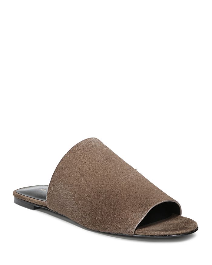 Via Spiga Women s Heather Calf Hair Slide Sandals Bloomingdale s