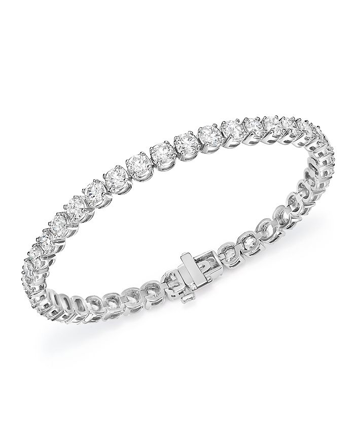 Bloomingdale's Certified Diamond Tennis Bracelet In 14k White Gold, 2.50 Ct. T.w. - 100% Exclusive