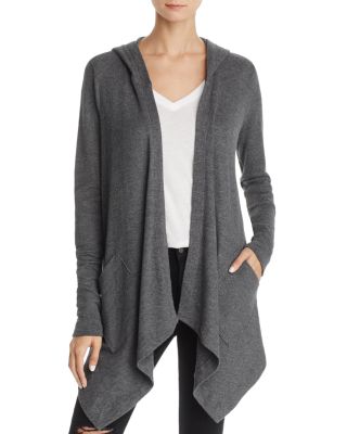 splendid thermal hooded cardigan