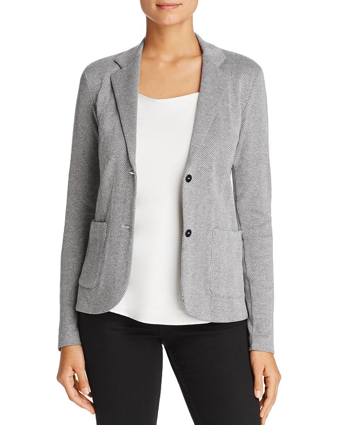 Majestic Filatures Herringbone Knit Blazer Bloomingdale s
