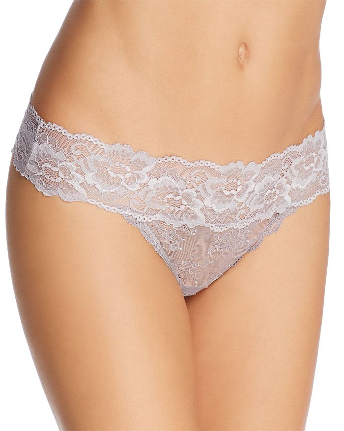 Honeydew Maggi Lace Thong In Rustique