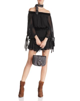 MISA Los Angeles Monique Off-the-Shoulder Split-Sleeve Dress |  Bloomingdale's