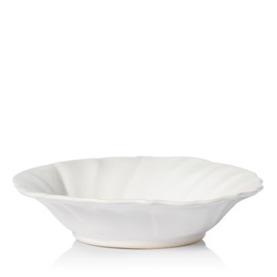 Incanto Stone White Ruffle Pasta Bowl
