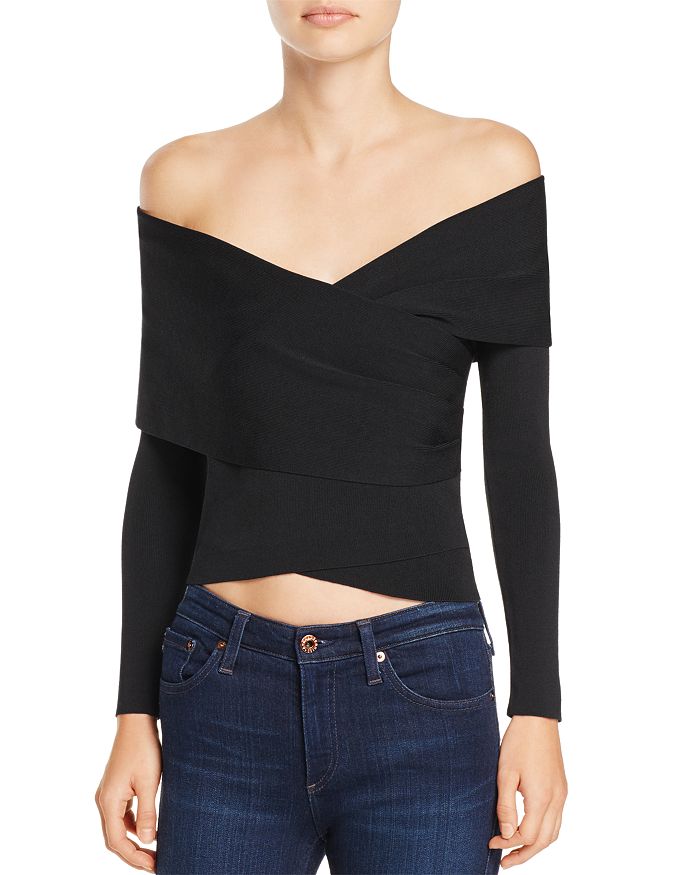 Do and Be Crossover Off-the-Shoulder Top | Bloomingdale's