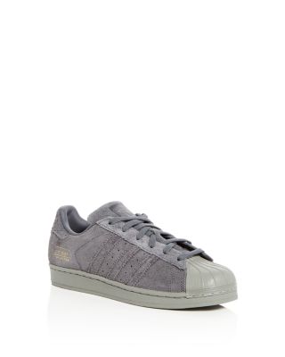 Adidas Unisex Superstar Suede Lace Up Sneakers - Big Kid | Bloomingdale's