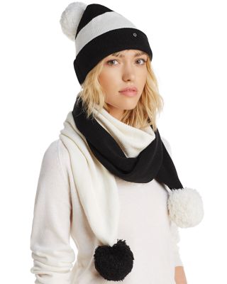 kate spade pom pom beanie