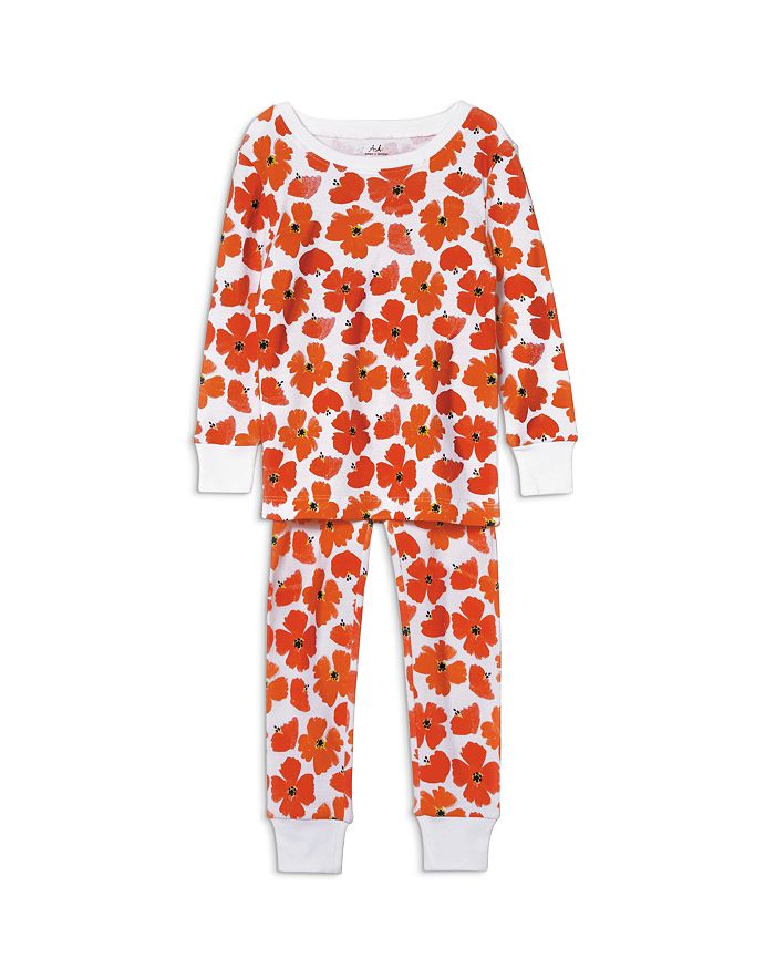 Aden And Anais Girls' Poppy Pyjama Set - Baby In Poppies