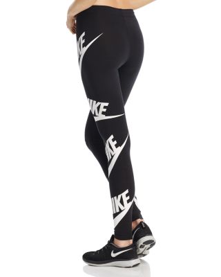 Nike Logo Print Leggings Bloomingdale's