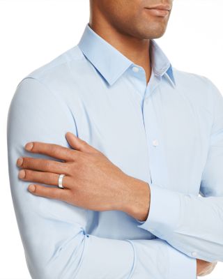 Men's 6mm Lightweight Flat Band in 14K White Gold 