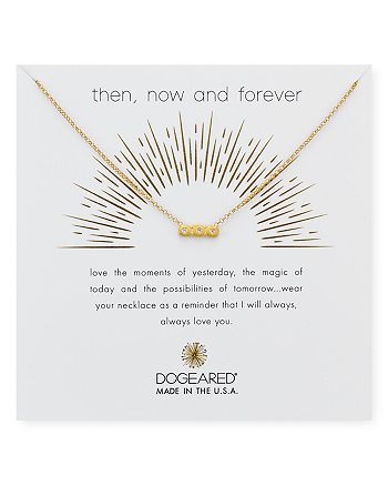Dogeared Then Now Forever Pendant Necklace 16 Bloomingdale S