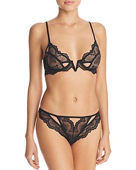 Thistle and Spire - Kane V-Wire Lace Bra & Thong