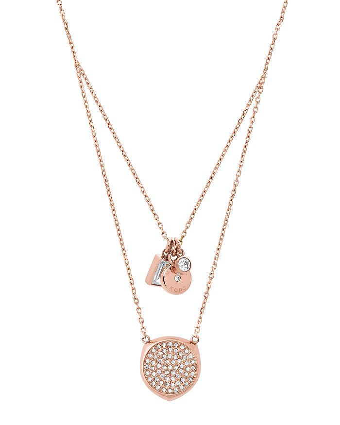 Michael kors layered 2025 necklace