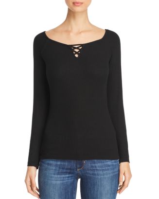 Michael Stars Stitched Boatneck Sweater | Bloomingdale's